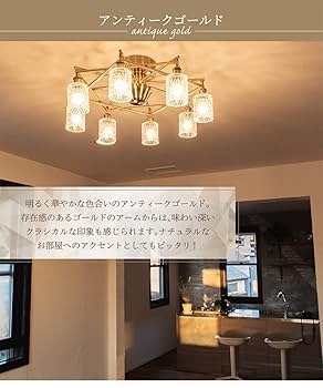 Amazon.co.jp : Ampoule シーリングライト 照明 おしゃれ